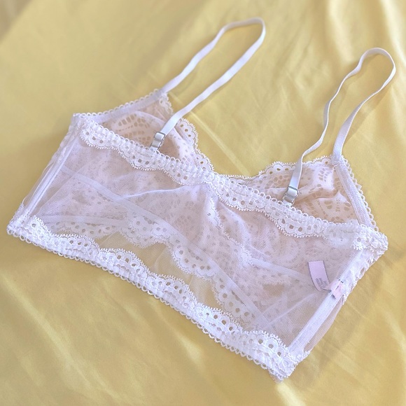 🤍Victoria’s Secret Dream Angels Mesh & Lace Bralette in white - Picture 9 of 10